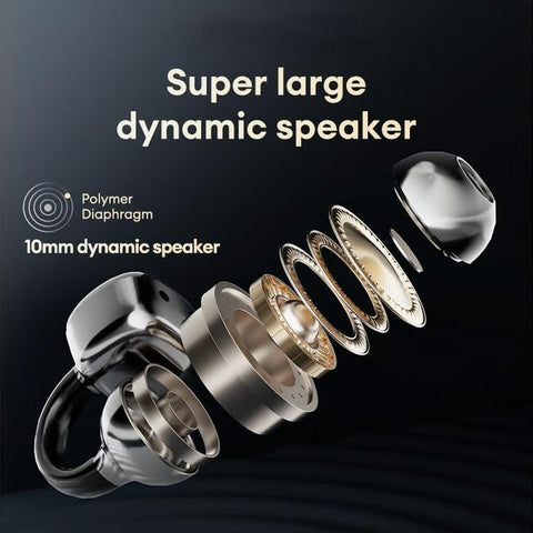 🔥2025 New Arrival - Ear Clip Style Bluetooth Translation Headset With Touch Screen