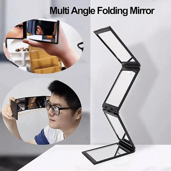 🔥Multi Angle Folding Mirror for Self Haircutting - Head Back View Available🔥